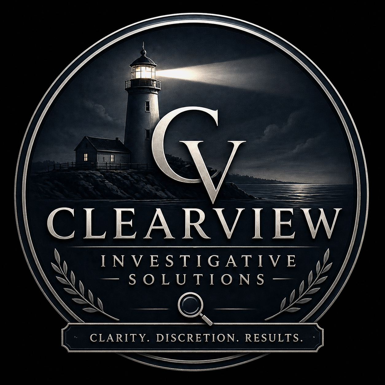 Clearview Investigative Solutions emblem